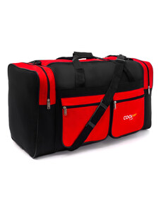 Rogal Červeno-černá velká cestovní taška přes rameno "Giant" - vel. XL, XXL
