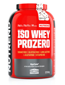 NUTREND Nutrend ISO WHEY PROZERO, 2250 g, cookies & cream