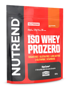 NUTREND Nutrend ISO WHEY PROZERO, 500 g, slaný karamel