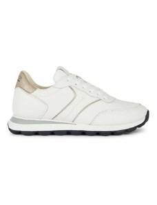 Kožené sneakers boty Geox D SPHERICA VSERIES bílá barva, D45F4A 085NF C1327