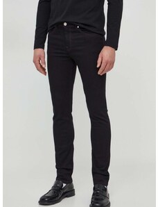 Džíny Karl Lagerfeld pánské, černá barva