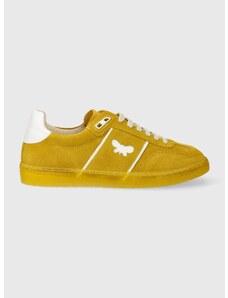 Semišové sneakers boty Weekend Max Mara Pacocolor žlutá barva, 2415761094600