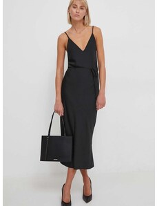 Šaty Calvin Klein černá barva, maxi, K20K206776