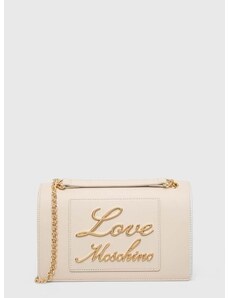 Kabelka Love Moschino béžová barva