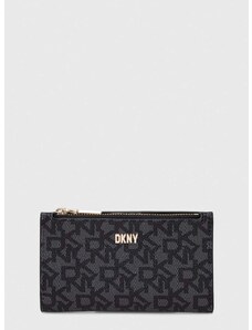 Peněženka Dkny hnědá barva, R92ZJC08