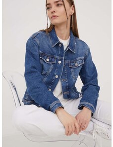 Džínová bunda Tommy Jeans dámská, přechodná, DW0DW16986