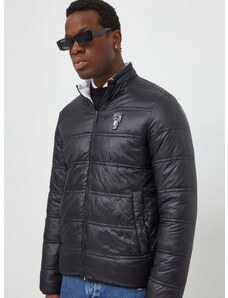 Oboustranná bunda Karl Lagerfeld pánská, černá barva, přechodná, 541590.505400