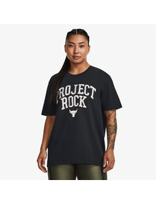 Dámské tričko Under Armour Project Rock Heavyweight Campus T-Shirt Black