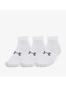 Pánské ponožky Under Armour ESSential Low Cut 3Pk White/ White/ Pitch Gray