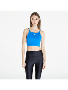 Top adidas Originals Adicolor 3-Streifen Crop Top Blue Bird