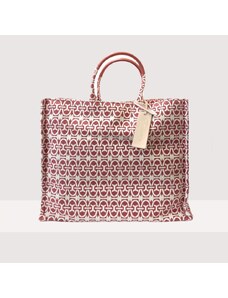 NEVER WITHOUT BAG MONOGRAM MAXI KABELKA COCCINELLE MULTI POT/POT SS24- 90%PA-10%KŮŽE