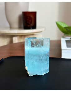 Gaia Crystal Akvamarín krystal extra kvality Pákistán 221g