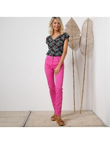 Blancheporte Úzké dlouhé kalhoty růžová 44