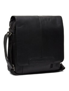The Chesterfield Brand Klopová kožená taška přes rameno Raphael černá