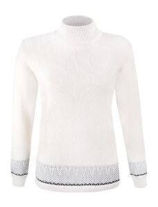 KAMA 5022 dámský merino svetr, přírodně bílá