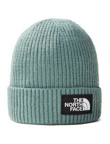 Zimní čepice THE NORTH FACE Box Logo Cuffed Beanie green