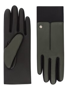Olivově zelené rukavice Roeckl Touch Mobile