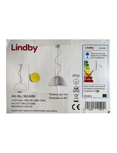 Lindby Lindby - LED RGB Stmívatelný lustr na lanku CAROLLE LED/10W/230V LW0896