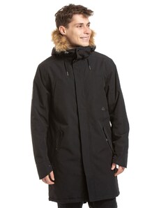 Meatfly pánská zimní bunda Lars Parka Black | Černá