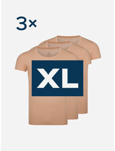 CityZen Triplepack pánské neviditelné tričko pod košili ARLON se zdvojeným podpažím - XL