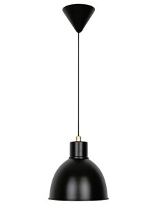 Nordlux Matně černé kovové závěsné světlo Pop 22 cm