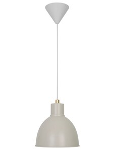 Nordlux Béžové kovové závěsné světlo Pop 22 cm