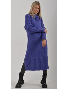 Enjoy Style Modré svetrové šaty ES1665