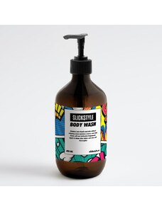 Slickstyle Body Wash Peppermint & Dark Cedar mycí gel na tělo 490 ml