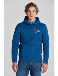 MIKINA GANT MEDIUM ARCHIVE SHIELD HOODIE modrá S