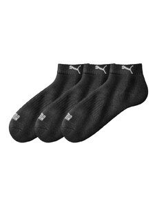 Blancheporte Sada 3 párů nízkých ponožek zn. Puma černá 43/46