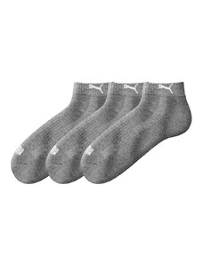 Blancheporte Sada 3 párů nízkých ponožek zn. Puma šedý melír 39-42