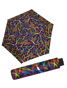 Doppler Deštník Fiber Havanna odlehčený - černý vzor