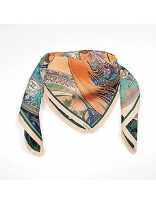 PLUMERIA Hedvábný šátek Zodiac, Alfons Mucha