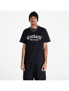 Pánské tričko Carhartt WIP Short Sleeve Onyx T-Shirt UNISEX Black/ Wax