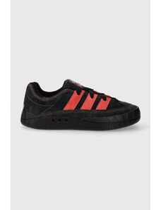Semišové sneakers boty adidas Originals Adimatic černá barva, IE5900