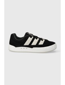 Semišové sneakers boty adidas Originals Adimatic černá barva, ID8265