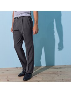 Blancheporte Kalhoty s pružným pasem a záševky šedá antracitová 50
