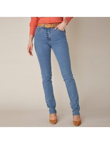 Blancheporte Strečové rovné džíny, střední výška postavy sepraná modrá 44