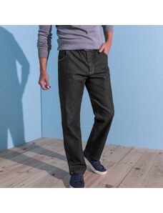 Blancheporte Extra pohodlné džíny s pružným pasem, vnitřní délka nohavic 82 cm černá 54