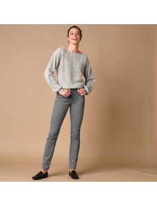 Blancheporte Úzké jednobarevné dlouhé kalhoty antracitová 38