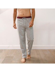 Blancheporte Sada 2 rovných pyžamových kalhot šedá+bordó 60/62