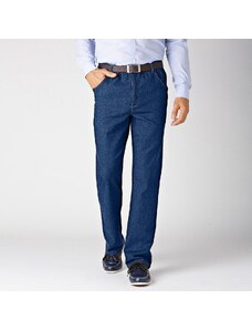Blancheporte Extra pohodlné džíny s pružným pasem, vnitřní délka nohavic 72 cm tmavě modrá 48