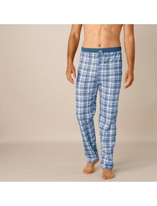 Blancheporte Sada 2 rovných pyžamových kalhot kostka modrá/šedá 52/54
