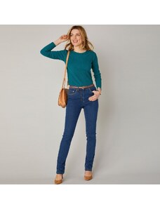 Blancheporte Strečové rovné džíny, střední výška postavy tmavě modrá 54