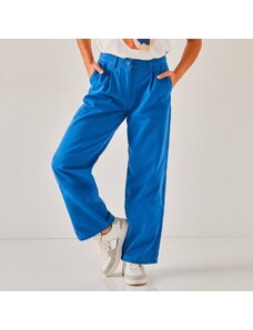 Blancheporte Rovné široké kalhoty pro malou postavu tmavě modrá 42