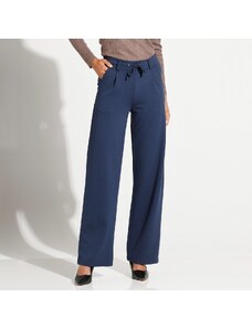 Blancheporte Rovné kalhoty z úpletu Milano nám. modrá 50
