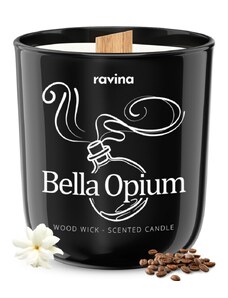 Ravina Sójová vonná svíčka ve skle 175 g, Black Opium