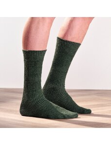 Blancheporte Sada 2 párů extra hřejivých ponožek khaki 36/38