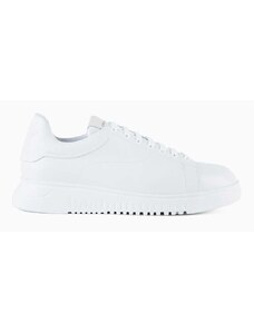 Kožené sneakers boty Emporio Armani bílá barva, X4X264 XF768 00001