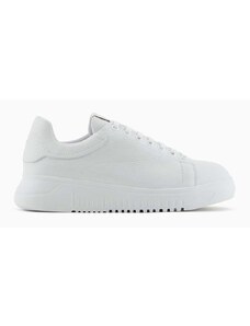 Kožené sneakers boty Emporio Armani bílá barva, X3X024 XF768 00001